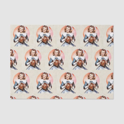 ヴィンテージナース 薄葉紙 (正面)