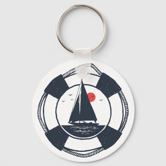 ヴィンテージナーブサリンキーチェーン キーホルダー (正面)