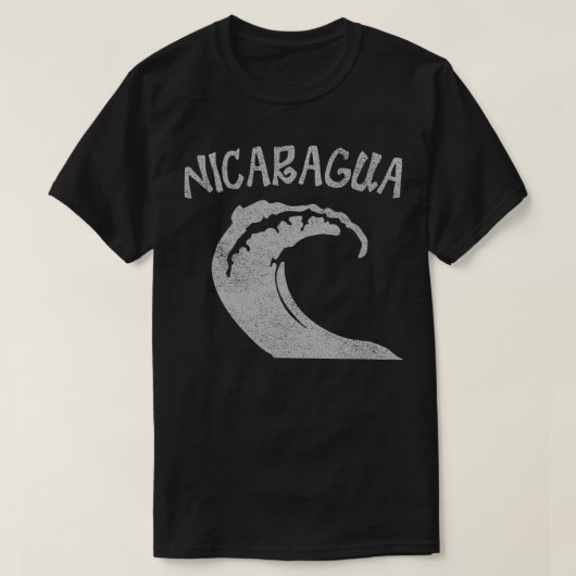ヴィンテージニカラグアサーフ Tシャツ (デザイン正面)