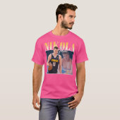 ヴィンテージニコラジョッキーレトロ Tシャツ (正面フル)