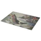 ヴィンテージニジマス漁師魚釣りfor Fish カッティングボード (角)