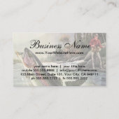 ヴィンテージニジマス漁師魚釣りfor Fish 名刺 (正面)