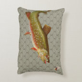 ヴィンテージニジマス・フライ アクセントクッション (裏面(縦))