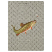 ヴィンテージニジマス・フライ クリップボード (裏面)