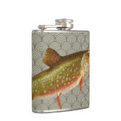 ヴィンテージニジマス・フライ フラスク (右)