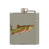 ヴィンテージニジマス・フライ フラスク (裏面)