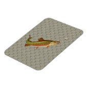 ヴィンテージニジマス・フライ マグネット (左側)