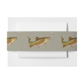 ヴィンテージニジマス・フライ 招待状ベリーバンド (正面例)