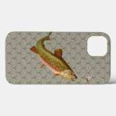 ヴィンテージニジマス・フライ Case-Mate iPhoneケース (裏面 (横))