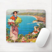 ヴィンテージニスレインコートダジュール マウスパッド (マウス)