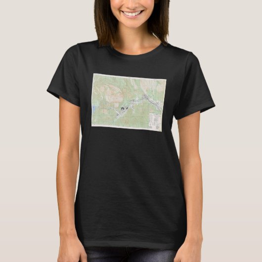 ヴィンテージニッコージャパンの地図1945 Tシャツ (正面)