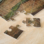 ヴィンテージニューアークNJの写真地図(1916) ジグソーパズル (側面)