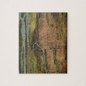 ヴィンテージニューアークNJの写真地図(1916) ジグソーパズル (縦)