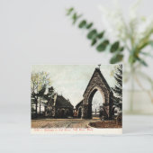 ヴィンテージニューイングランドのオークグローブ墓地 シーズンポストカード (スタンド正面)