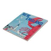 ヴィンテージニューイングランドロブスターライトハウストラベル タイル (側面)