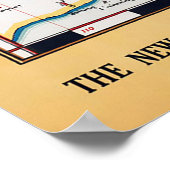 ヴィンテージニューイングランド地図サマートラベル ポスター (角)