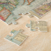 ヴィンテージニューイングランド州の地図(1900) ジグソーパズル (側面)