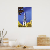 ヴィンテージニューイングランド航空旅行 ポスター (キッチン)