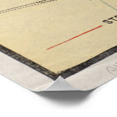 ヴィンテージニューオーリンズの地図(1919) ポスター (角)