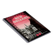 ヴィンテージニューオーリンズノートブック ノートブック (右側)