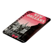 ヴィンテージニューオーリンズフレキシブルフォトマグネット マグネット (左側)