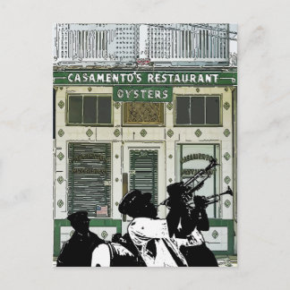 ヴィンテージニューオーリンズブラスバンド ポストカード