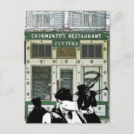 ヴィンテージニューオーリンズブラスバンド ポストカード