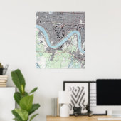 ヴィンテージニューオーリンズリバーフロントジェファーソンパリ ポスター (ホームオフィス)