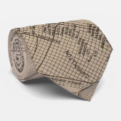 ヴィンテージニューオーリンズ・ルイジアナの地図(1902) ネクタイ (ロール)