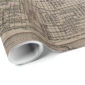 ヴィンテージニューオーリンズ・ルイジアナの地図(1902) ラッピングペーパー (ロールコーナー)