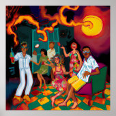 ヴィンテージニューオーリンズ | Jazz Festパーティー ポスター (正面)