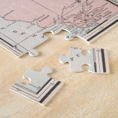 ヴィンテージニューギニアの地図（1901年） ジグソーパズル (側面)