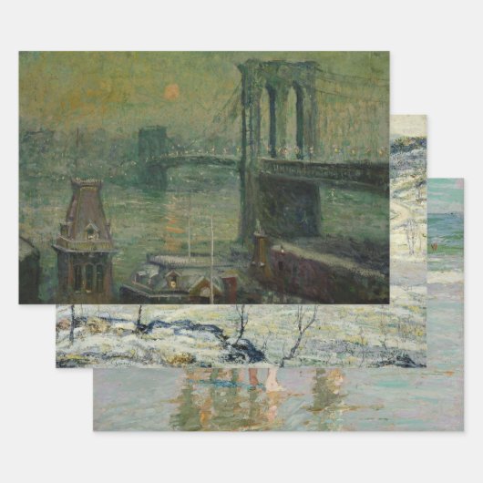 ヴィンテージニュークラシックヨーク(NYC)選抜 ラッピングペーパーシート (セット)