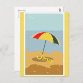 ヴィンテージニュージェルセルショアトラベル ポストカード (正面/裏面)