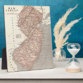 ヴィンテージニュージャージーの地図（1845年） フォトプラーク (側面)