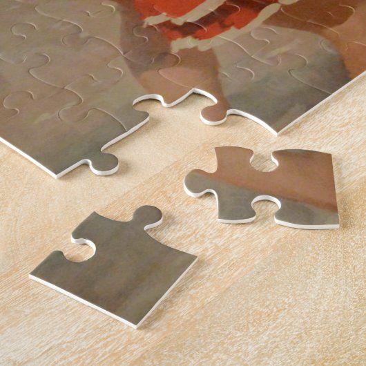 ヴィンテージニュージャージーシーショア海ビーチ ジグソーパズル (側面)