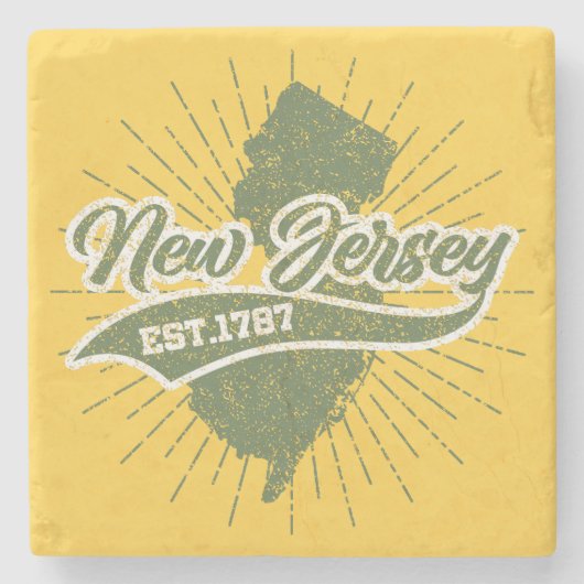 ヴィンテージニュージャージー ストーンコースター (正面)
