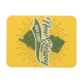 ヴィンテージニュージャージー マグネット (横)