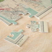 ヴィンテージニュージーランドの地図（1922年） ジグソーパズル (側面)