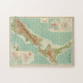 ヴィンテージニュージーランドの地図（1922年） ジグソーパズル (横)