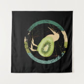 ヴィンテージニュージーランドキウイ タペストリー (正面(横))