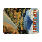 ヴィンテージニュージーランドトラベル マグネット (横)