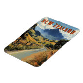 ヴィンテージニュージーランドトラベル マグネット (左側)