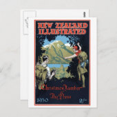 ヴィンテージニュージーランド探査旅行 ポストカード (正面/裏面)