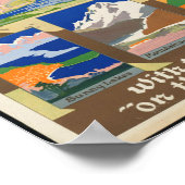 ヴィンテージニュージーランド旅行ポスター ポスター (角)