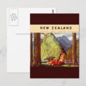 ヴィンテージニュージーランド ポストカード (正面/裏面)