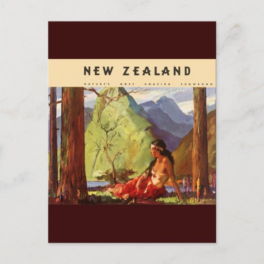 ヴィンテージニュージーランド ポストカード (正面)
