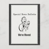 ヴィンテージニュース速報引っ越しました 案内ポストカード (正面)