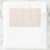 ヴィンテージニュートラルパーチメントアンティーク紙テンプレート 長方形シール (バッグ)