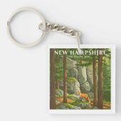 ヴィンテージニューハンプシャー キーホルダー (正面)